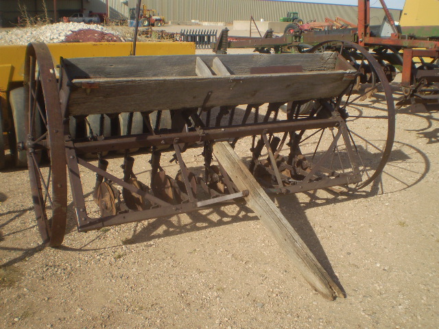 Antique Peoria grain drill